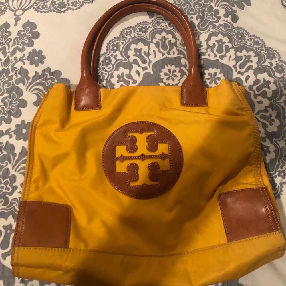 Tory Burch sunshine yellow handbag